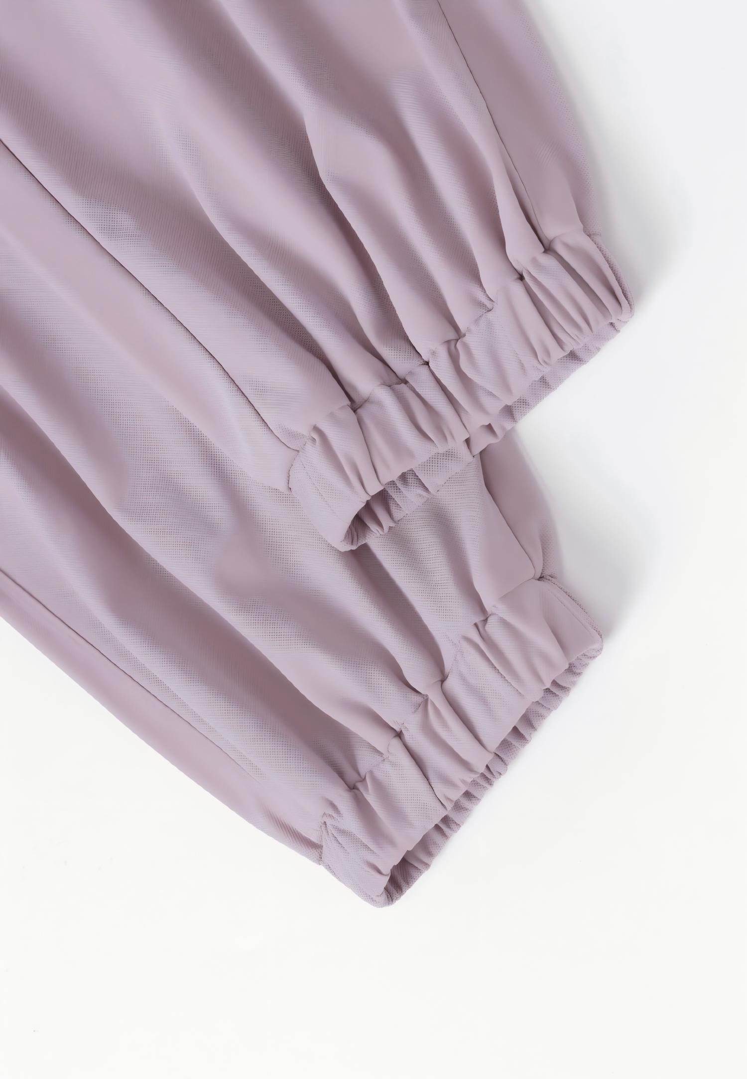 Chill-Out High Waist Jogger-Taro Milkshake
