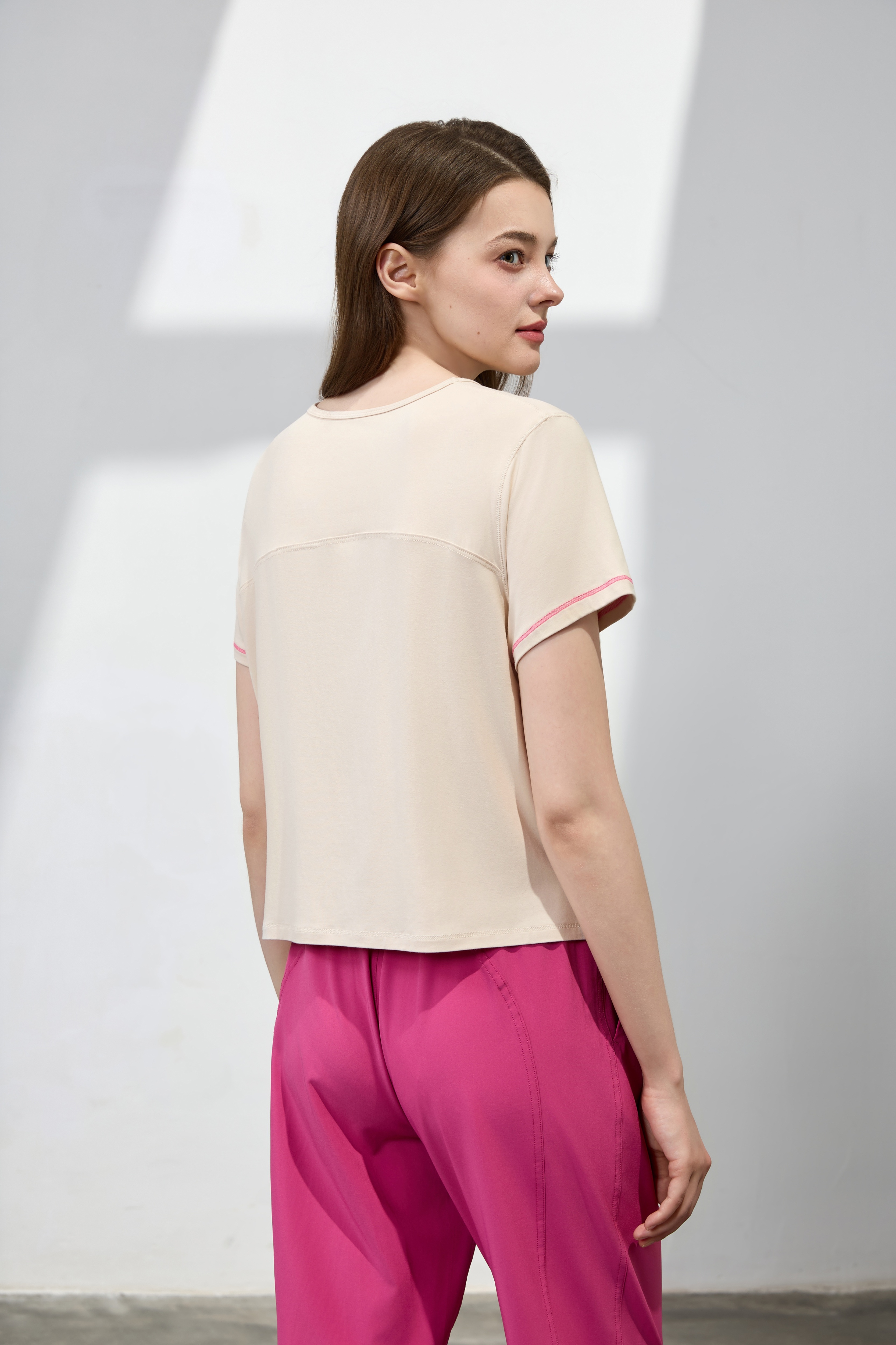 Everyday Contrast Stitch Tee