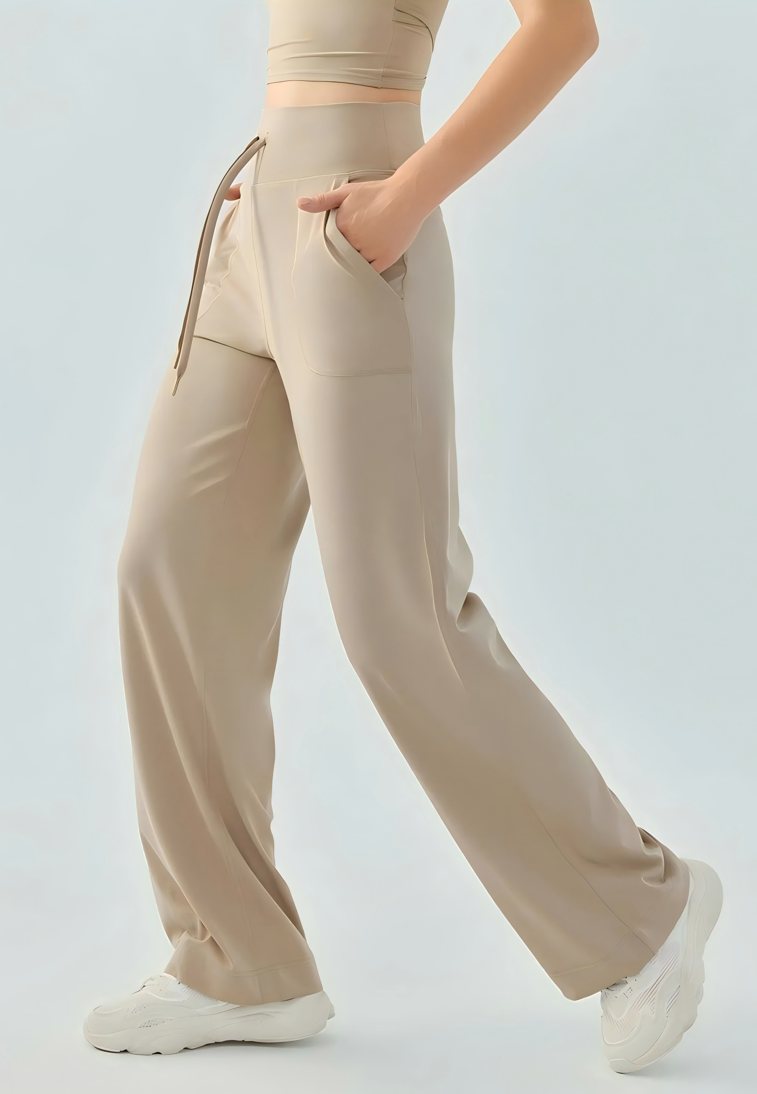 Cloud High-Rise Wide-Leg Pants