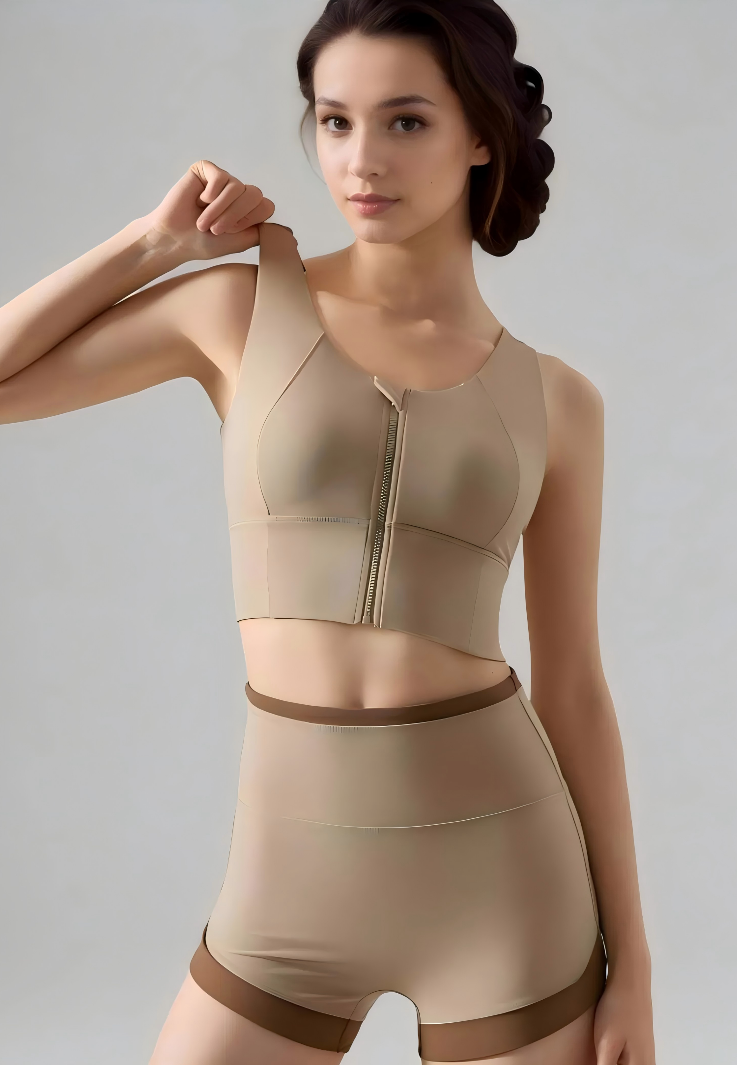 Zip Longline Bra top
