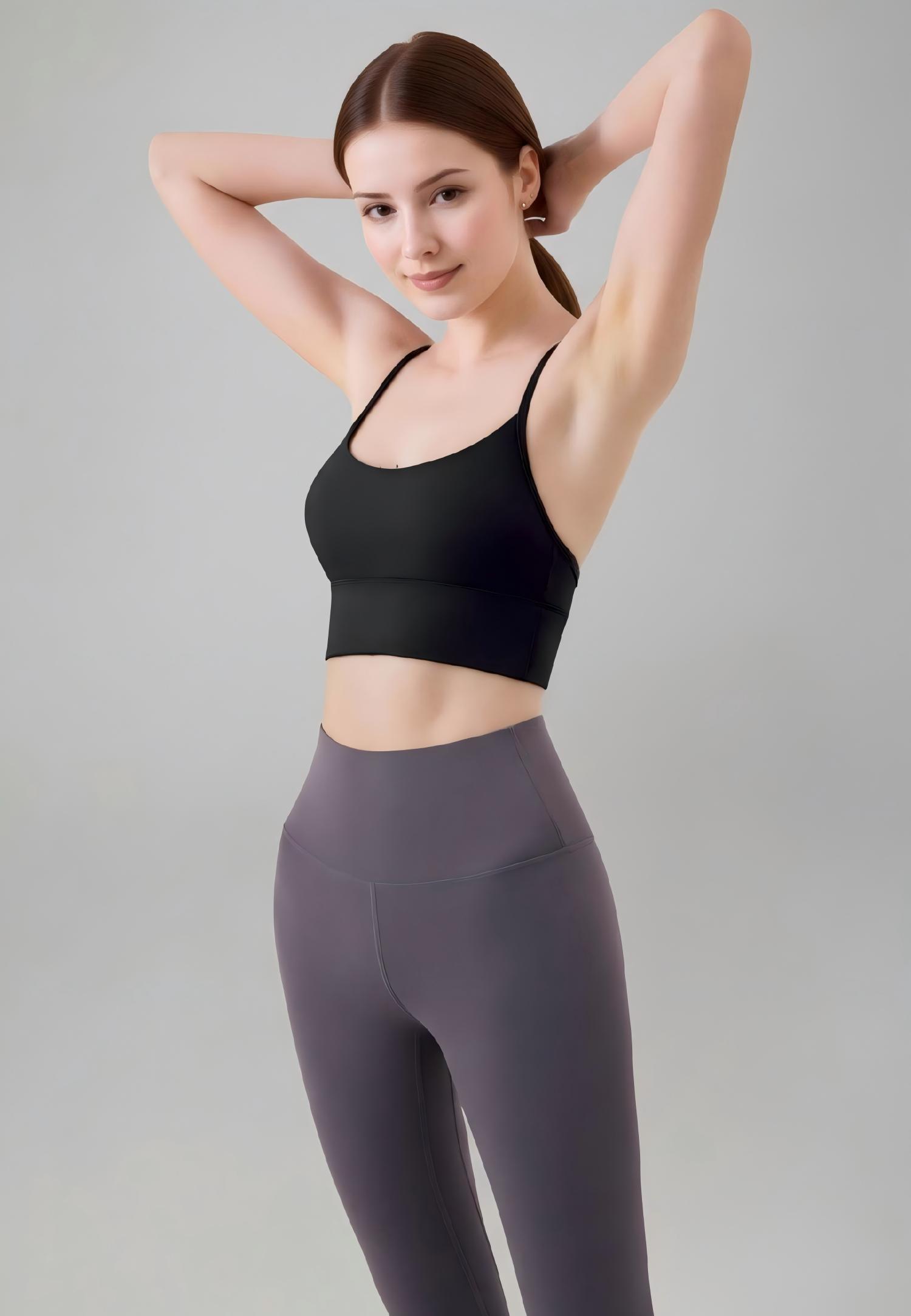 Knockout  Y bra-Black