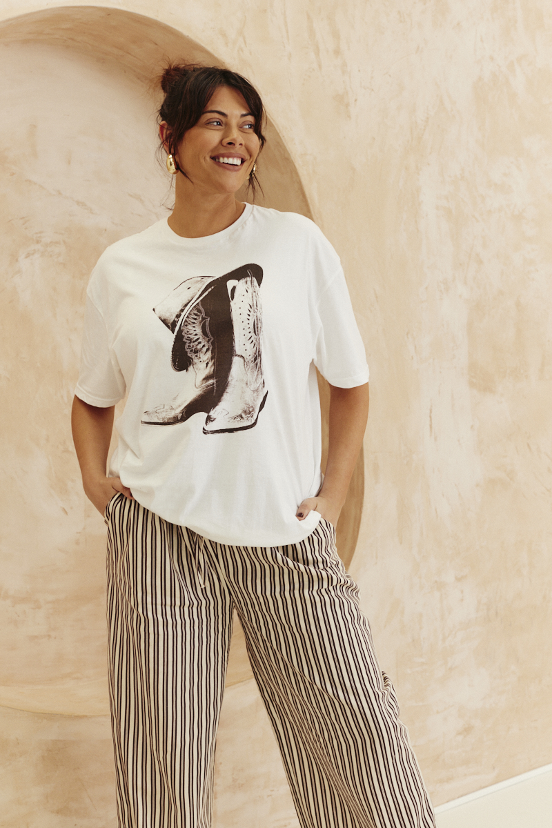 Cowboy Hat And Boots Graphic T-Shirt