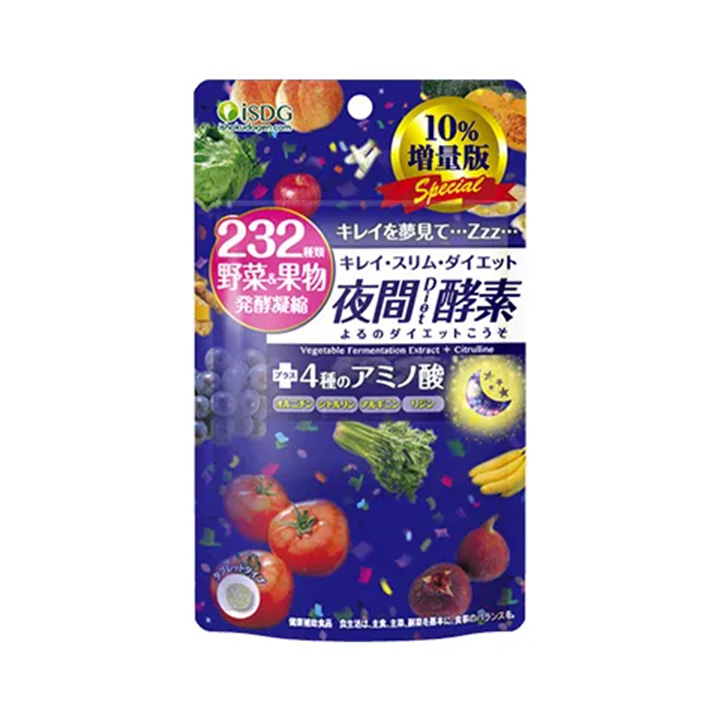 日本【ISDG】进口夜间酵素压片