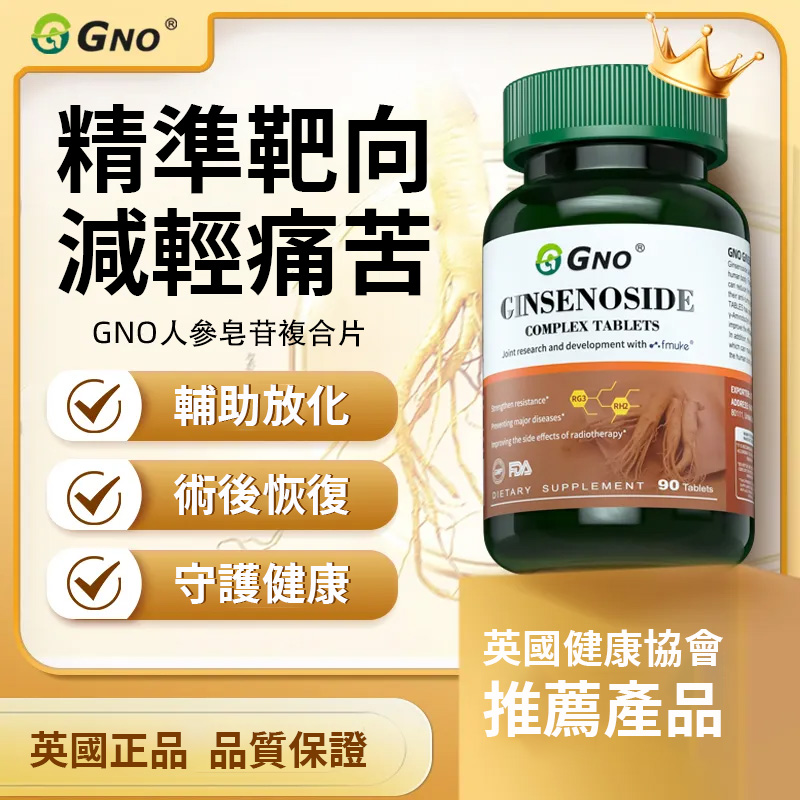 英國GNO稀有人參皂苷復合片