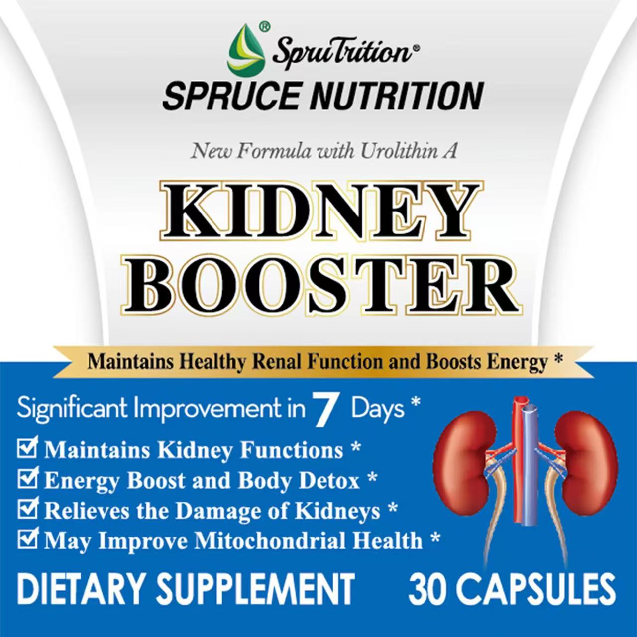 美國原裝行貨【 Spruce Nutrition 】雲杉腎康寶