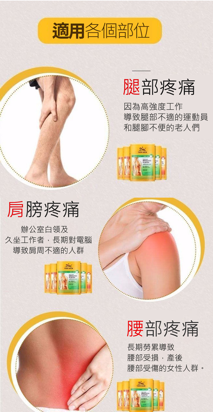 虎標鎮痛藥布