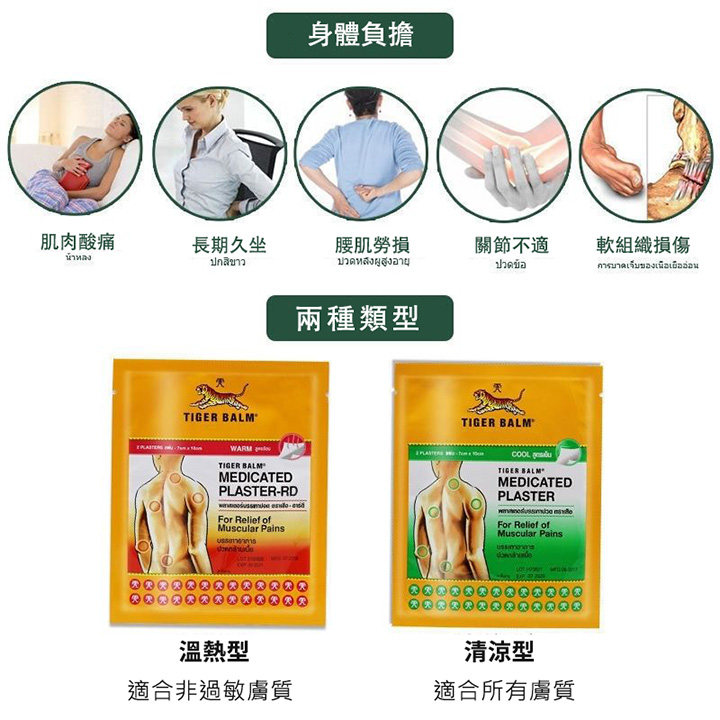 虎標鎮痛藥布