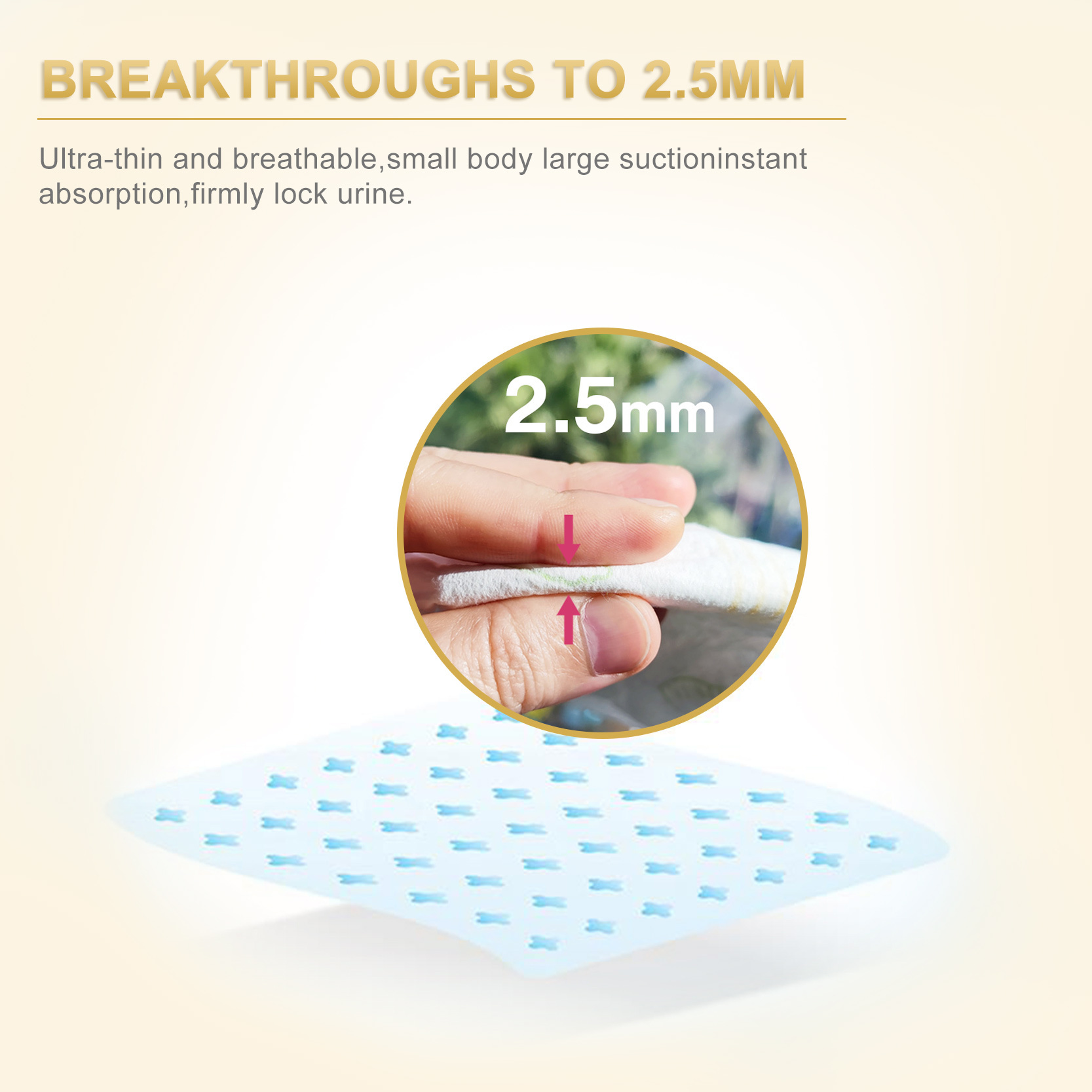 Unihope Natural Pro Super Premium Ultra Thin Tape Baby Diapers NB/S/M/L/XL