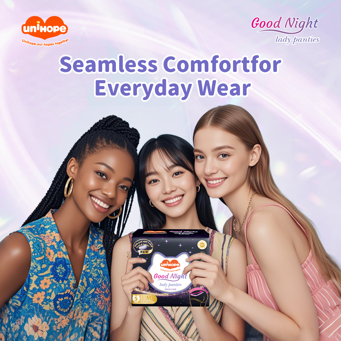 Unihope Over Night Menstrual Pants Sanitary Pants - Size M/L /XL