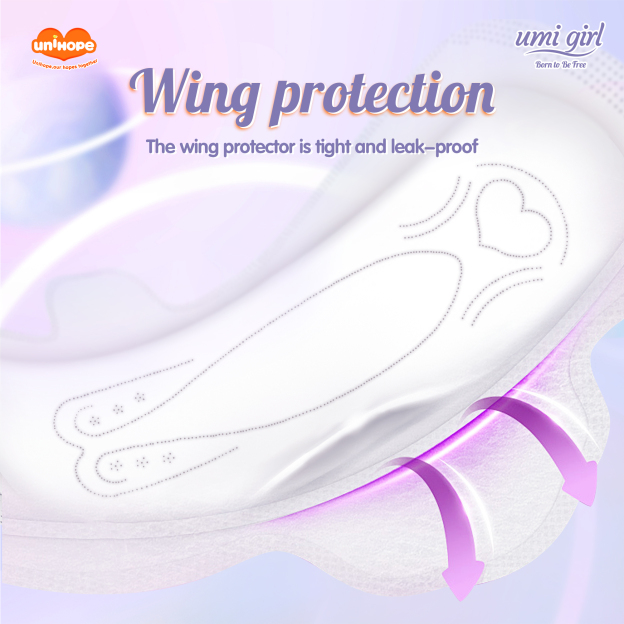 (290mm x 8pcs) Unihope Umi Girl Sanitary Pad Liner Panty Liner Day and Night 29cm Pads