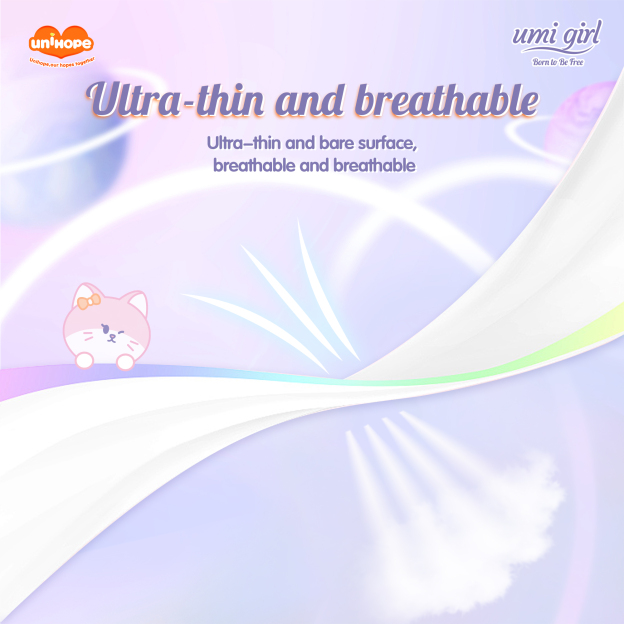 (290mm x 8pcs) Unihope Umi Girl Sanitary Pad Liner Panty Liner Day and Night 29cm Pads