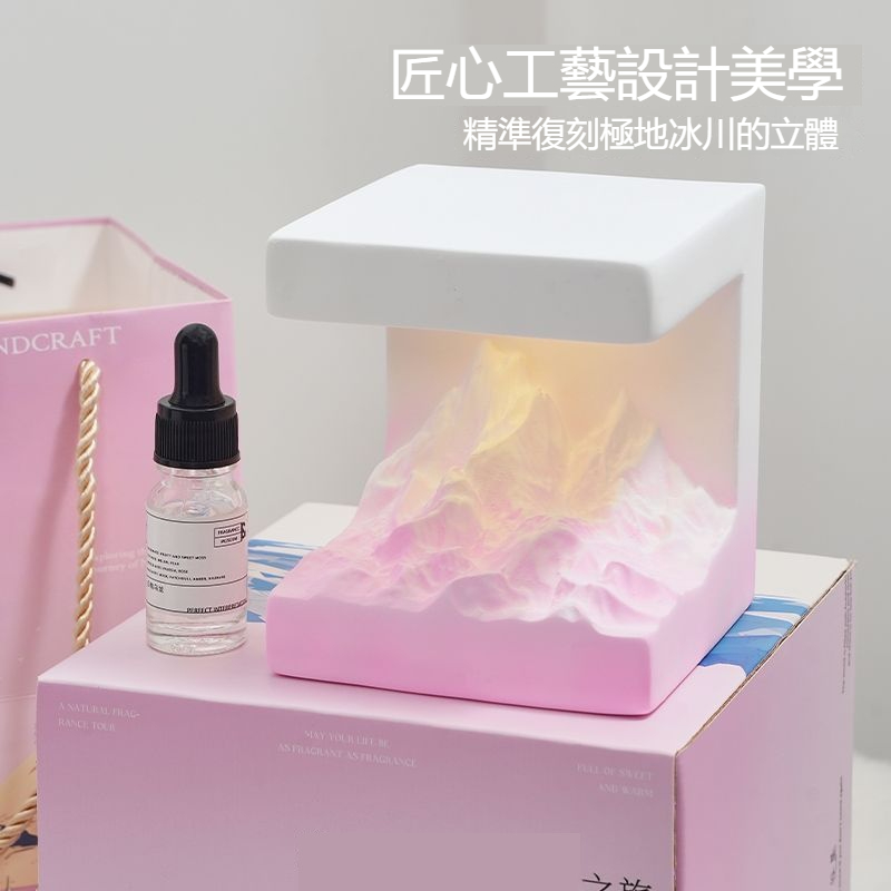 🏔️🏔️谷墾漸變色ins風日照金山香薰——小夜燈擺飾持久留香