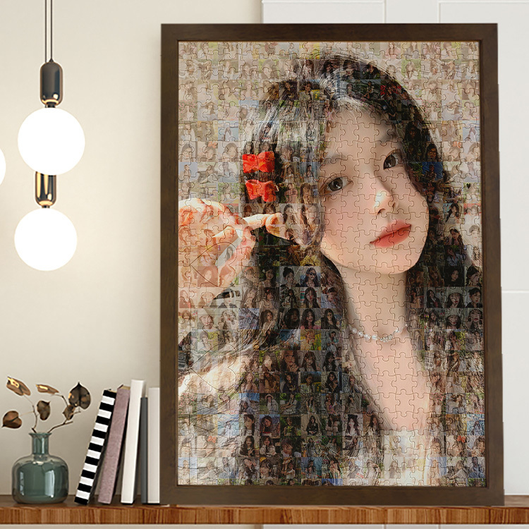 DIY 訂製拼圖——發圖訂製，送朋友、送親人、送情侶的最佳選擇（禮盒包裝，送相框）