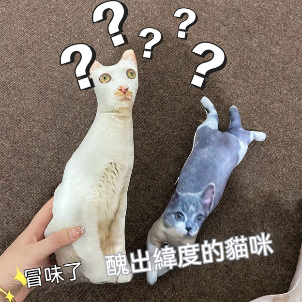 來圖客訂無白邊抱枕—可印照片異型寵物,人形靠枕/仿真禮物