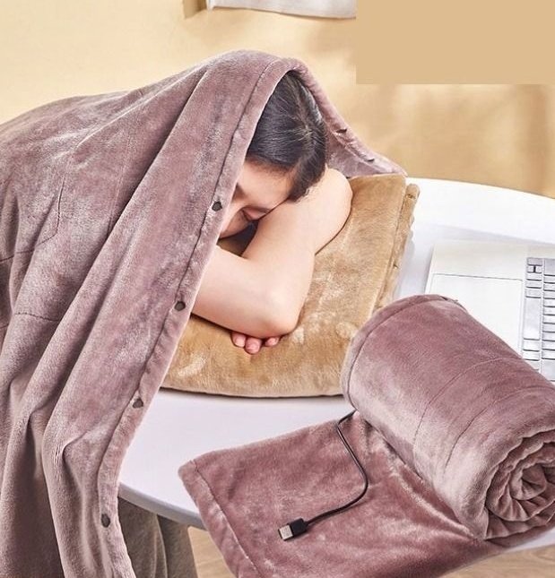 🔥 🔥電暖身毯—發熱暖披肩/可水洗/蓋腿/披肩/家用/辦公室/戶外