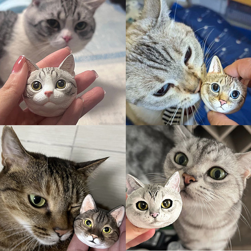 🐈🐕客訂貓咪狗狗石膏頭像—可愛貓咪狗狗擺飾
