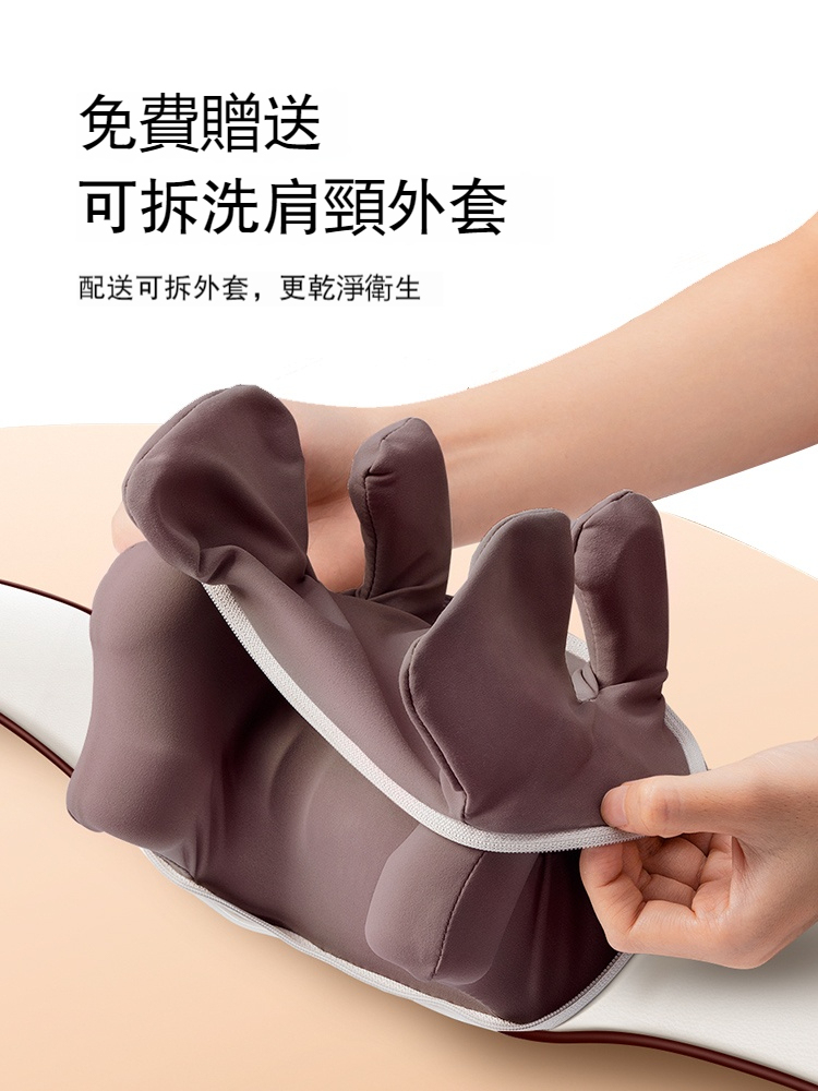 ⭐⭐⭐無線mini按摩器——仿真人手抓揉，手機大小📱，背帶設計，解放雙手，腿部|腰部|颈部|肩部都可以按，還有熱敷模式，簡直就是多才艺的按摩師💆‍♀️