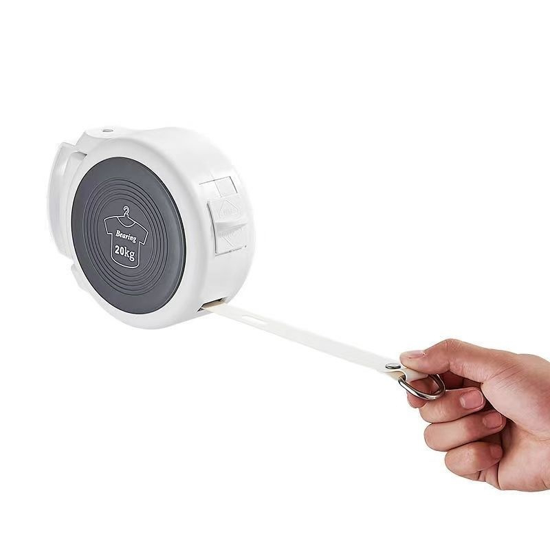 伸縮隱形免打孔晾衣繩