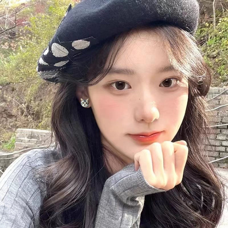 🐈🐕客訂寵物耳環—ins風卡通耳夾飾品