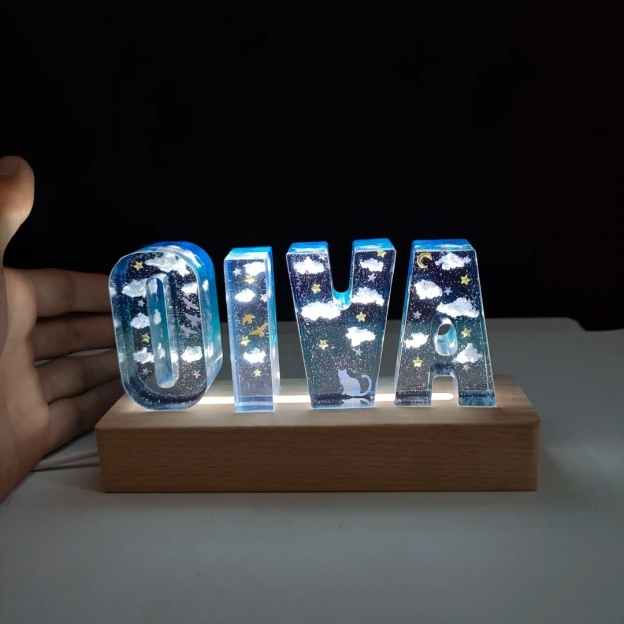 🎊🎊🎊DIY字母小夜燈—可客製任意字母+數字(贈送全套材料和工具)