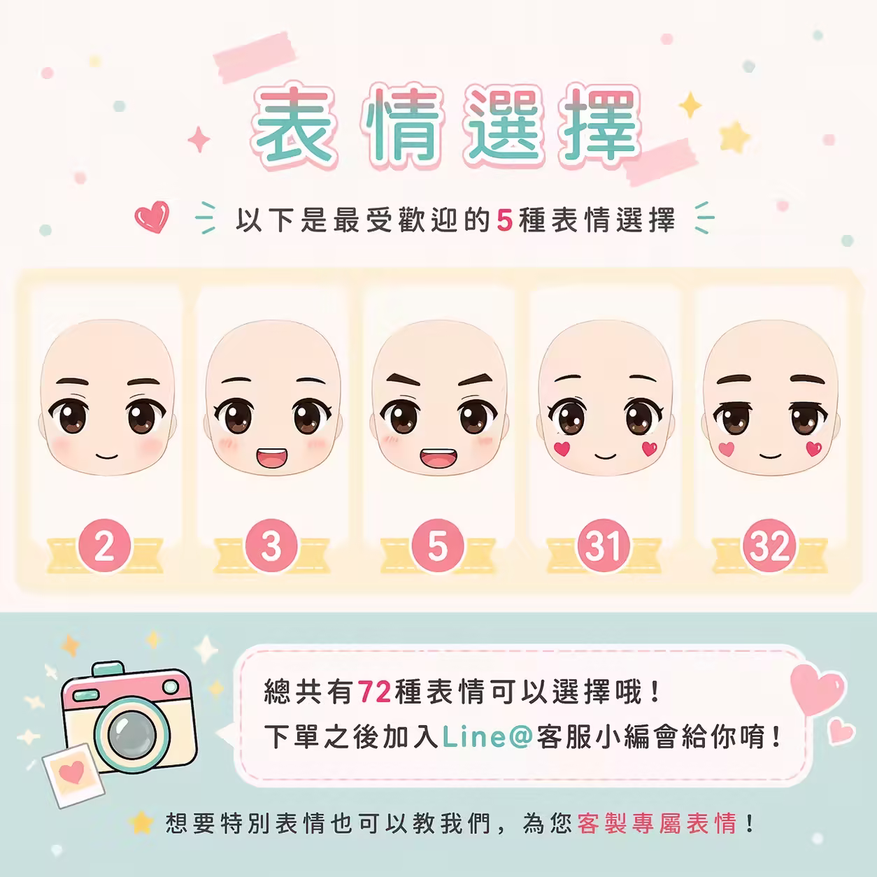 把心意 · 掛在身邊 ｜ 訂製 Q 版公仔鑰匙圈 · 動漫風格