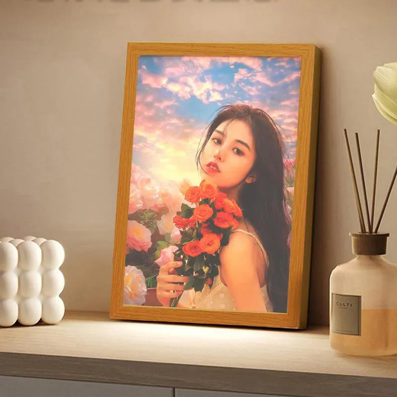 ⭐⭐⭐訂製燈光畫【訂製化-來圖訂制】——情侶/風景照/全家福/寫真照，支持任何圖片客訂製！