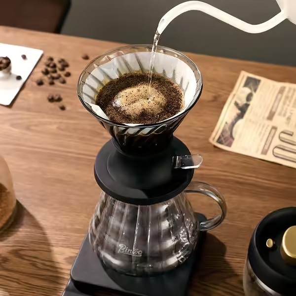 聰明杯--開關式咖啡懶人沖泡杯（高硼硅玻璃）