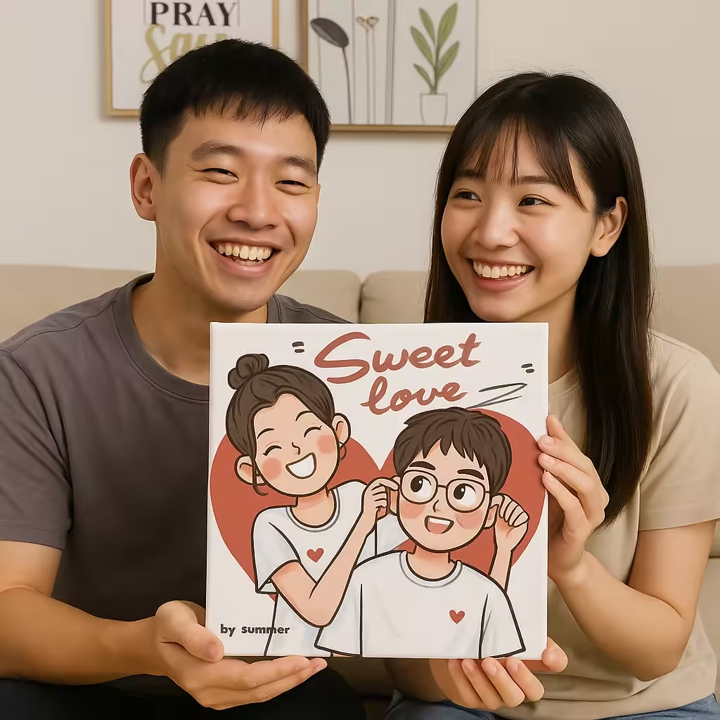 ⭐⭐⭐手繪裝飾畫——發圖訂製，情侶親友禮物最佳選擇