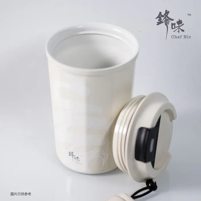 鋒味保溫杯便攜式陶瓷內膽咖啡隨行水杯