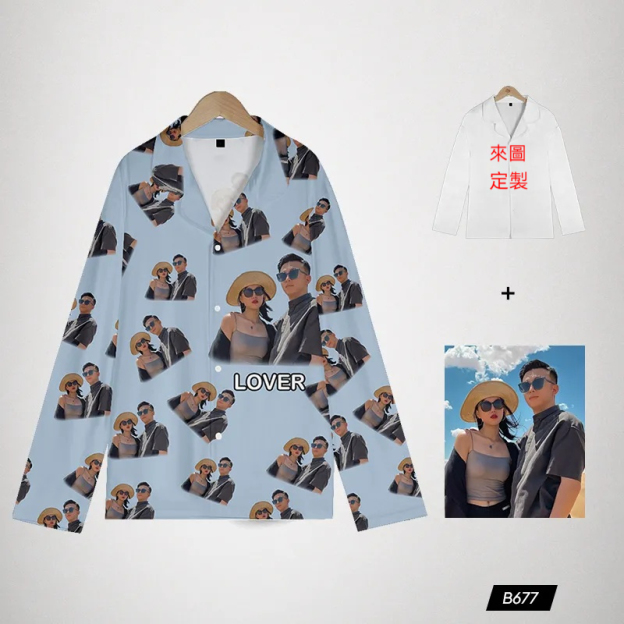 来图定制睡衣服袍—照片定做全身