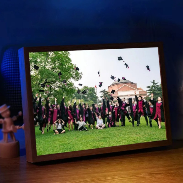 ⭐⭐⭐訂製鏡子燈光畫——情侶/風景照/全家福/寫真照，開燈是畫，關燈是普通鏡子！