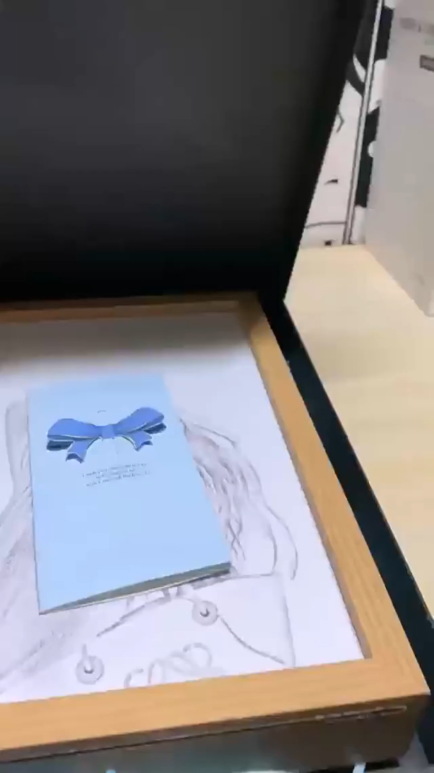 ⭐⭐⭐訂製鏡子燈光畫——情侶/風景照/全家福/寫真照，開燈是畫，關燈是普通鏡子！