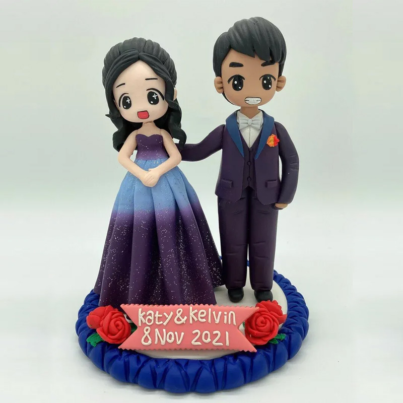 ⭐⭐⭐⭐Q版人像公仔——動漫化設計，專業工藝人一對一捏製，準確捕捉人物照片的特點！