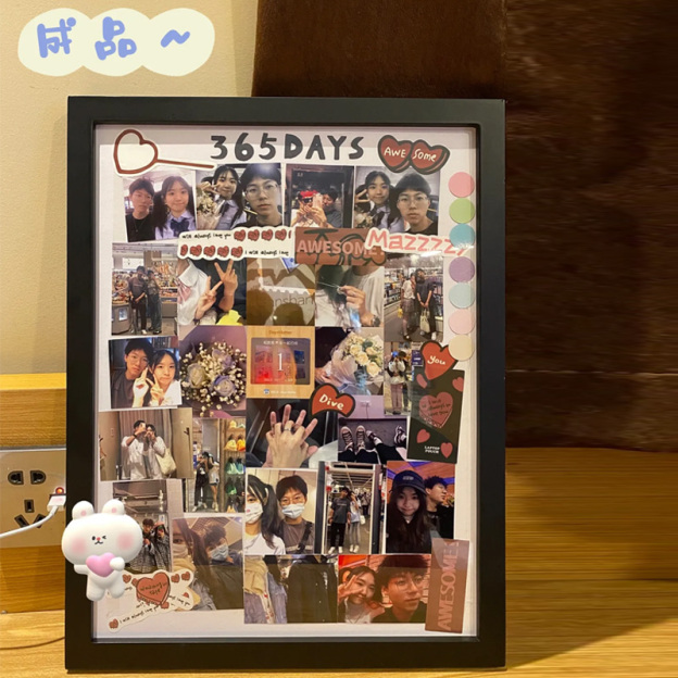 Diy照片相框——把重要的回憶製作成禮物！