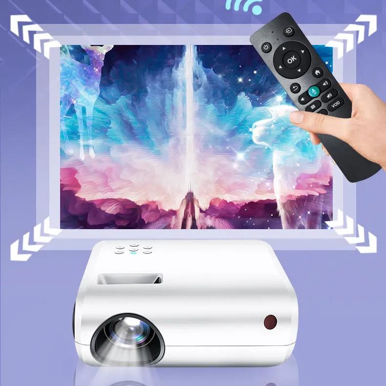 超高清便攜式投影機—家用家庭劇院/智慧投影機/臥室手機投影機