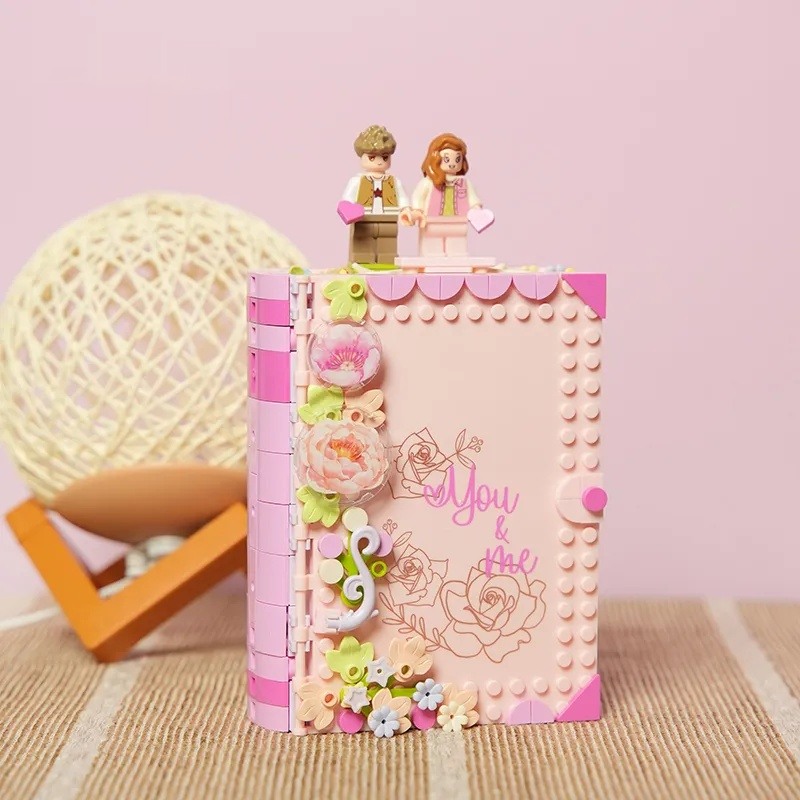 積木相簿書立體情侶紀念日相框一生日禮物