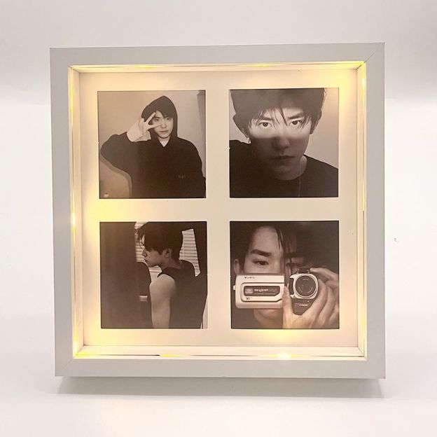 🔥高清沖洗相片🔥 9九宮格相框網紅宮格照片定製情侶diy禮物閨蜜紀念冊生日禮物擺臺 相框客製化 情侶照片 婚紗照相框