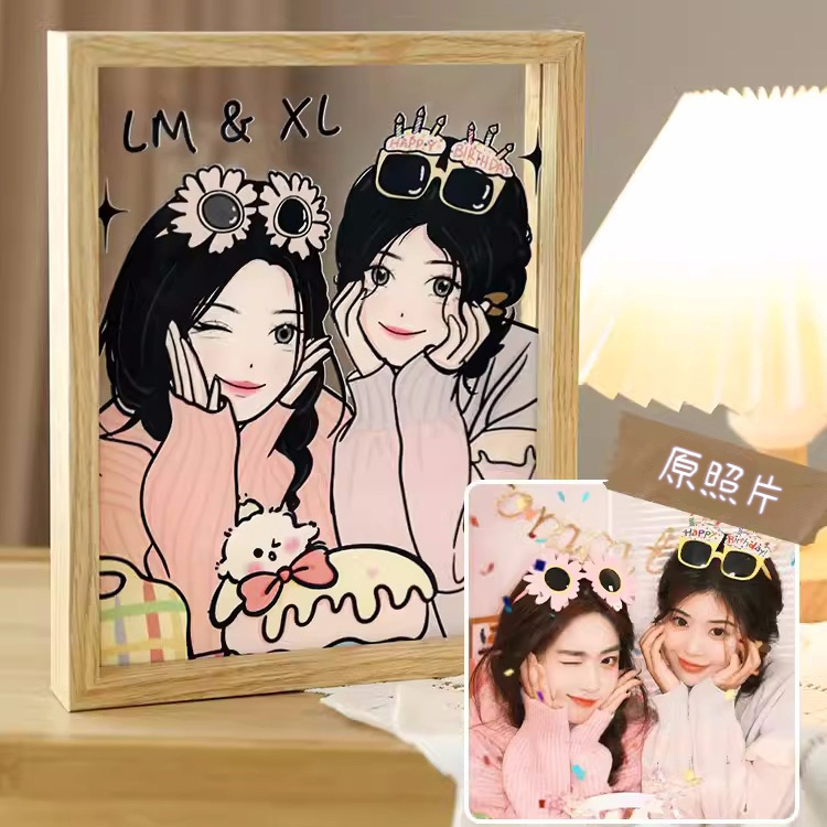 照片客製化創意情侶一週年紀念