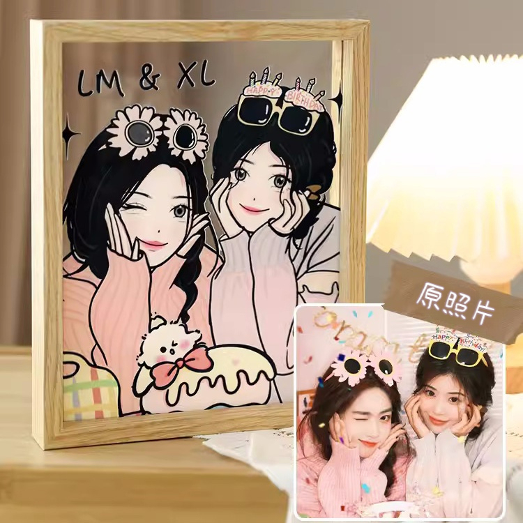 照片客製化創意情侶一週年紀念