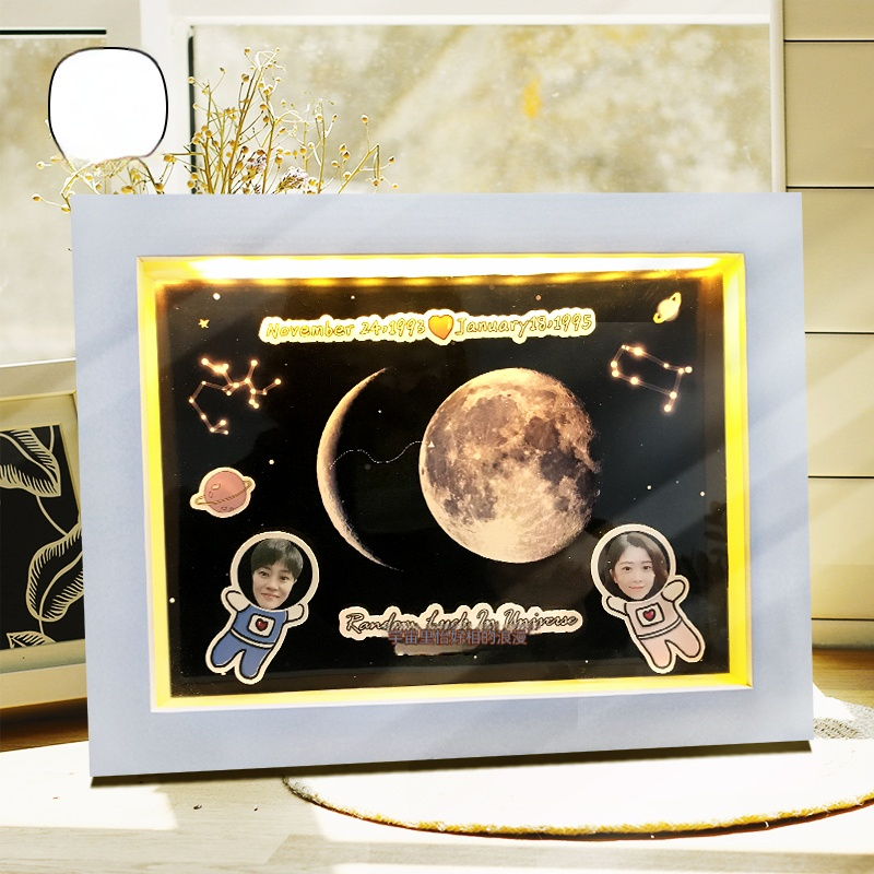 立體照片送情侶生日禮物週年驚喜相框禮物照片