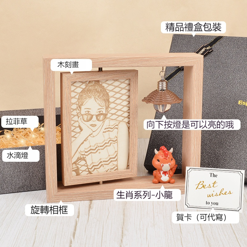 ⭐⭐⭐訂製木刻畫——發圖訂製，情侶的禮物最佳選擇（禮盒包裝，送相框）
