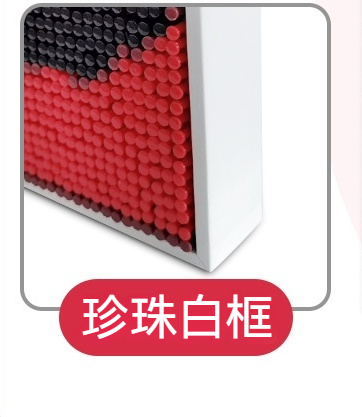 圖釘畫diy手作打發時間照片拼圖創意人像自己動手按釘畫