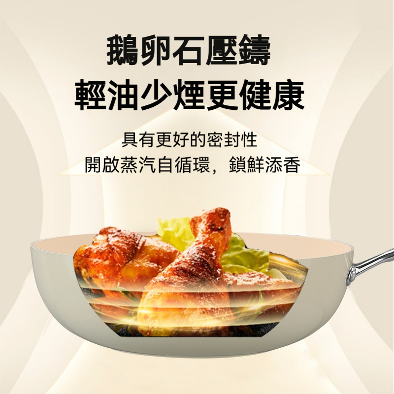 🔥 🔥賣爆了!德國品質! 真正好用的不粘鍋，無塗層， 煎魚不掉皮，炒菜輕煙少油