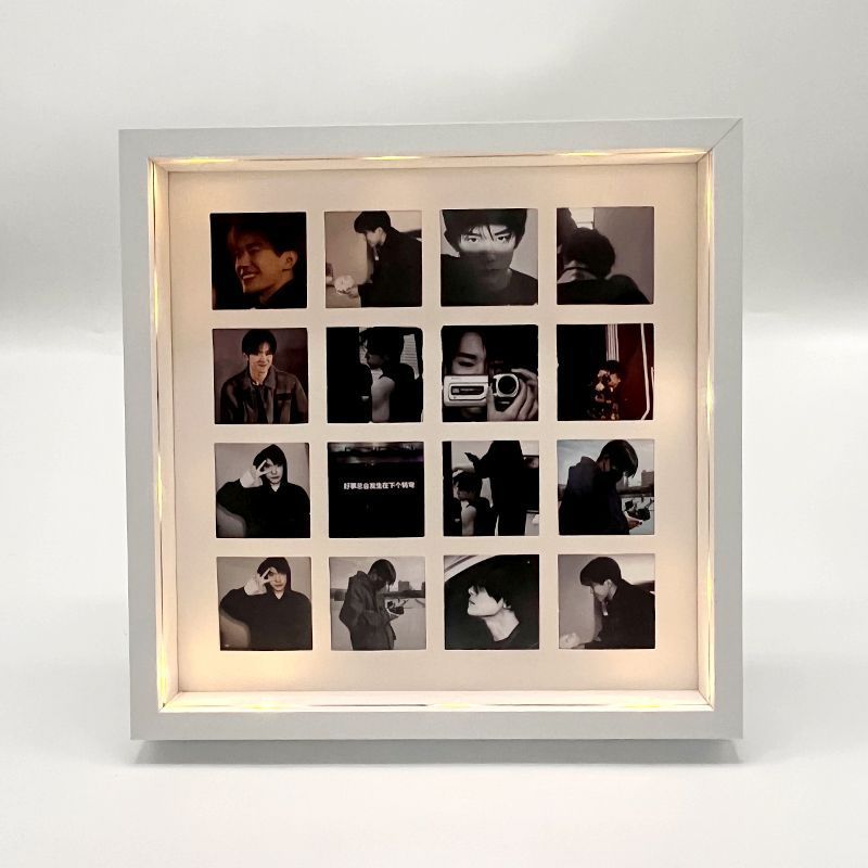 🔥高清沖洗相片🔥 9九宮格相框網紅宮格照片定製情侶diy禮物閨蜜紀念冊生日禮物擺臺 相框客製化 情侶照片 婚紗照相框