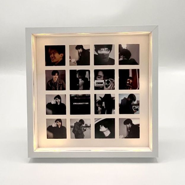 🔥高清沖洗相片🔥 9九宮格相框網紅宮格照片定製情侶diy禮物閨蜜紀念冊生日禮物擺臺 相框客製化 情侶照片 婚紗照相框