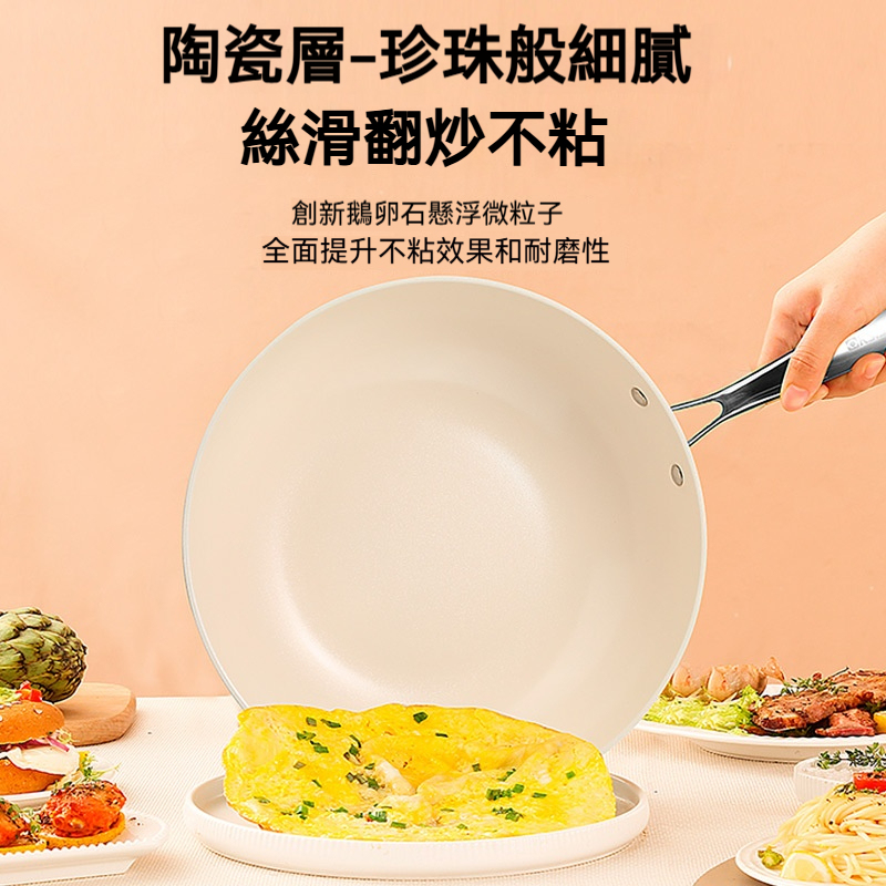 🔥 🔥賣爆了!德國品質! 真正好用的不粘鍋，無塗層， 煎魚不掉皮，炒菜輕煙少油