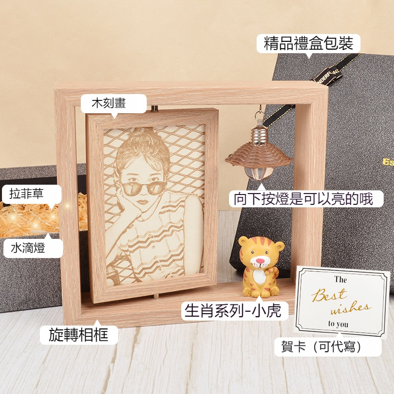 ⭐⭐⭐訂製木刻畫——發圖訂製，情侶的禮物最佳選擇（禮盒包裝，送相框）