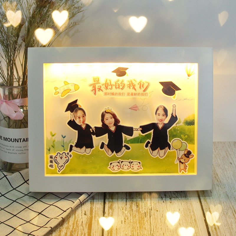 立體照片送情侶生日禮物週年驚喜相框禮物照片