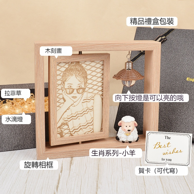⭐⭐⭐訂製木刻畫——發圖訂製，情侶的禮物最佳選擇（禮盒包裝，送相框）