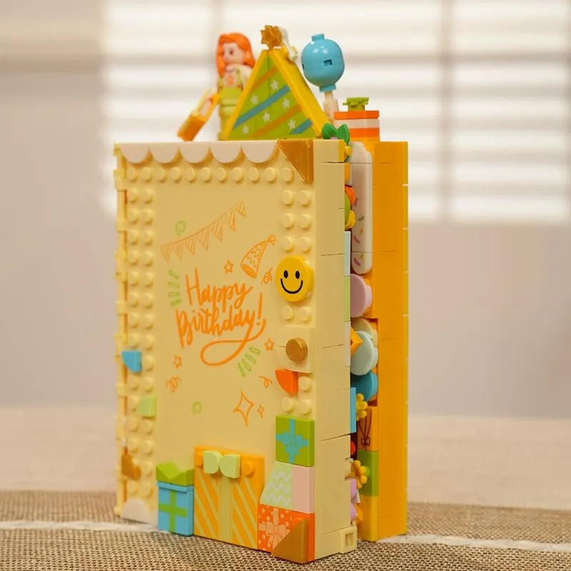 積木相簿書立體情侶紀念日相框一生日禮物